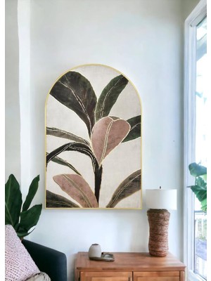 The Mia Botanıc Leaf Tablo 60X90CM