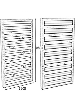 Pabiflo Kare Takı Saklama Kutusu Ahşap 9 Izgara Halka Plakası/takı Sayaçlarında Kullanılabilir Takı Pazarı (Yurt Dışından)
