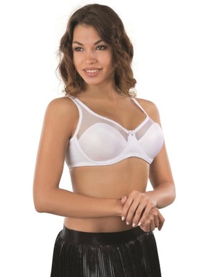 Miraxx Beyaz Emay 169 B Basic Balenli Toparlayıcı Sütyen
