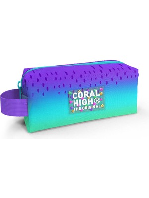 Coral High Kids Mor Lila Renk Geçişli Kalem Çantası 22077