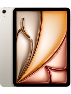 Apple iPad Air M2 Wi-Fi + Cellular 11" 6.Nesil 1TB - Yıldız Işığı MUXU3TU/A