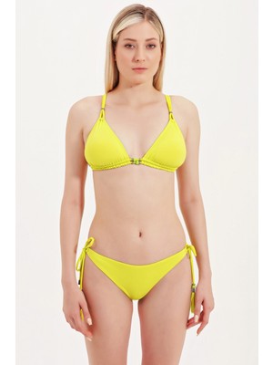 Zeki Global Cam Boncuk Detaylı Bikini Alt