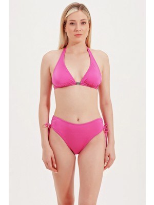 Zeki Global Yüksel Bel Yan Büzgülü Bikini Alt