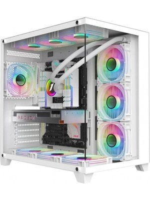 DFS Gaming WHITE AZIR-RYZEN 5 7600X-RTX 4060Tİ-B650M-1TBM.2-32GBDDR5RAM-OYUNCU BİLGİSAYARI