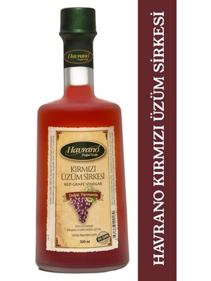 Havrano Doğal Fermente Kırmızı Üzüm Sirkesi 500 Ml
