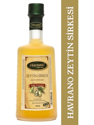 Havrano %100 Doğal Fermente Zeytin Sirkesi 500Ml