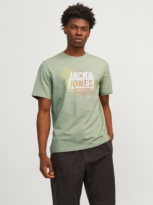 Jack & Jones Jcomap Summer Logo Baskılı T-Shirt 12257908