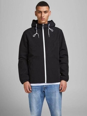 Jack & Jones Markasız  12249366 Suya Dayanıklı  Baharlık Ruzgarlık Mont