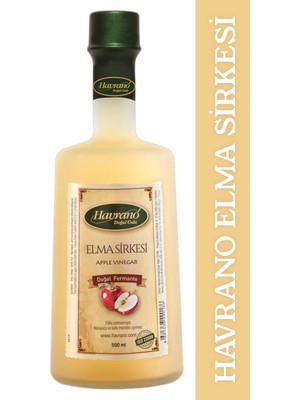 Havrano %100 Doğal Fermente Elma Sirkesi 500Ml