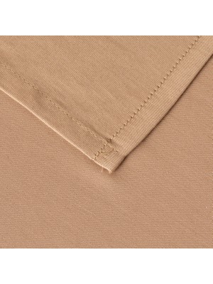 Bella Maison Supreme Basic Çift Kişilik %100 Pamuk Saten Düz Çarşaf Vizon (240X260 Cm)