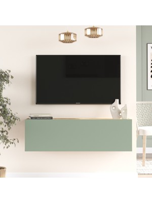 Robin Home Loft Tv Ünitesi 100CM Çam-Ihlamur Yeşili