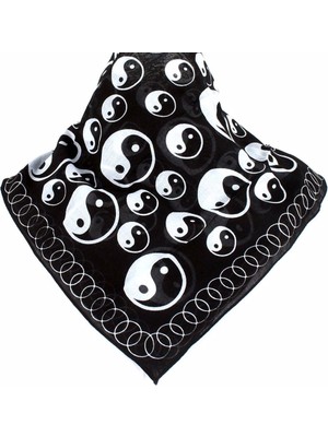 Herşey Nota Yin Yang Fular Bandana