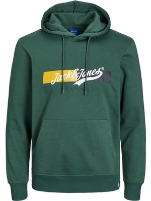 Jack & Jones 12219571 Onu Yazılı Kapsonlu Sweat
