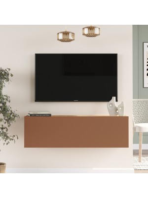 Robin Home Loft Tv Ünitesi 100CM Çam-Kiremit