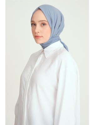 Armine Kalın Manşetli Tencel Tunik 24Y4004 Beyaz