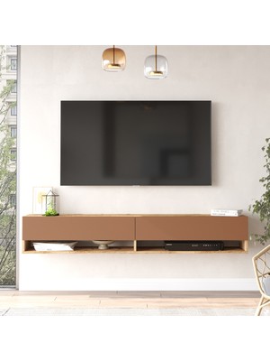 Robin Home Loft Tv Ünitesi 180CM Fr9-Ak Çam-Kiremit