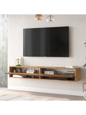 Robin Home Loft Tv Ünitesi 180CM Fr9-Ak Çam-Kiremit