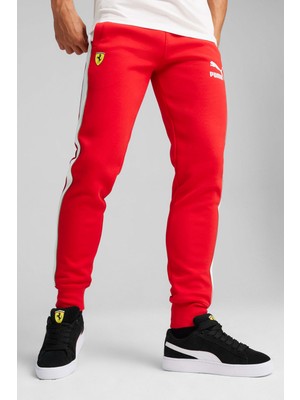 Puma Ferrari Race Iconic T7 Kırmızı Erkek Eşofman Altı