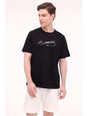 Lumberjack Ml 11Ata06 4Fx Siyah Erkek Kısa Kol T-Shirt