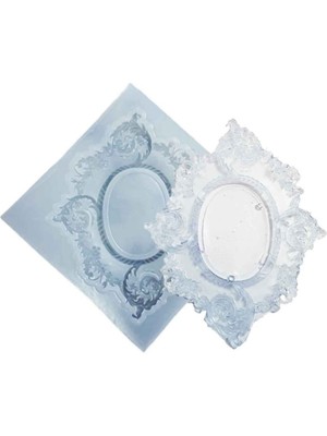 Depposite Epoksi Silikon Kalıp Desenli Çerçeve 6.5 x 8 cm