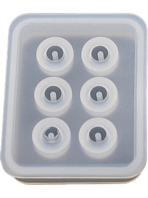 Depposite Epoksi Boncuk Şekilli Tesbih ve Bileklik Silikon Kalıp 16MM 6 Lı