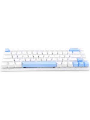 Spelt Skylion K68 68 Tuşlu Aydınlatmalı Drinkey Blue Mavi Switch Mekanik Kompakt 65% Klavye Beyaz