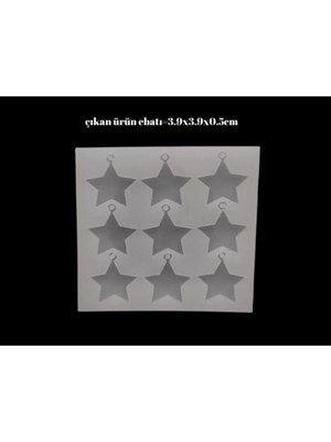 Depposite Yılbaşı Yıldızı Epoksi Kalıp