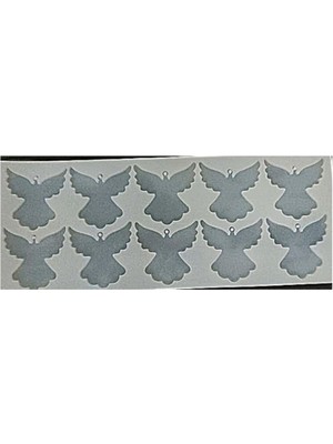 Depposite Epoksi Reçine Melek Anahtarlık ve Kolye Kalıbı 10 Lu