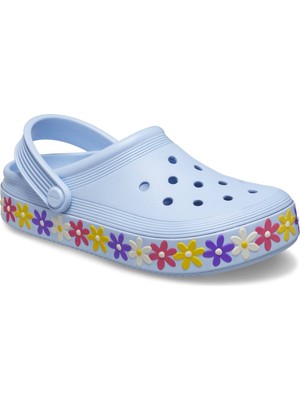 Crocs 209061-4NS Off Court Daısy Clog K Blue Calcıte Çocuk Sandalet