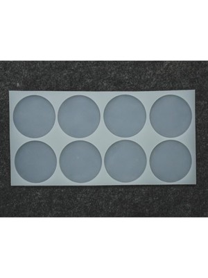 Depposite 8cm Daire Magnet Kalıbı 8’li