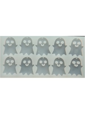 Depposite Epoksi Reçine Hayalet Casper Anahtarlık ve Kolye Kalıbı