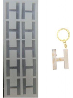 Depposite Epoksi Reçine Seri Üretim H Harf Kalıbı 10 Lu