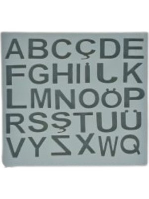 Depposite Epoksi Reçine Küçük Harf Kalıbı