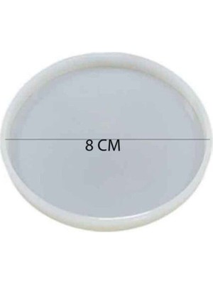 Depposite Epoksi Silikon Kalıp Magnet Kalıbı Düz Model 8 cm
