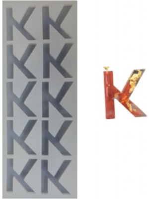 Depposite Epoksi Reçine Seri Üretim K Harf Kalıbı 10 Lu