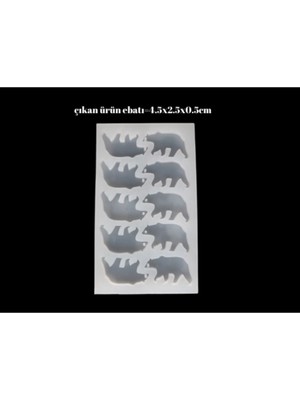 Depposite Ayı Anahtarlık Kalıbı
