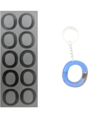 Depposite Epoksi Reçine Seri Üretim O Harf Kalıbı 10 Lu