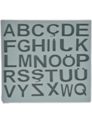 Depposite Epoksi Reçine Küçük Harf Kalıbı