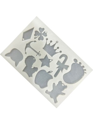 Depposite Epoksi Reçine Karışık Kolye Anahtarlık ve Magnet Kalıbı Model 7