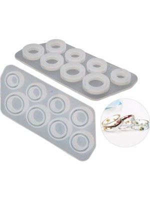 Depposite Epoksi Silikon Kalıp Çoklu Yüzük Kalıbı E56