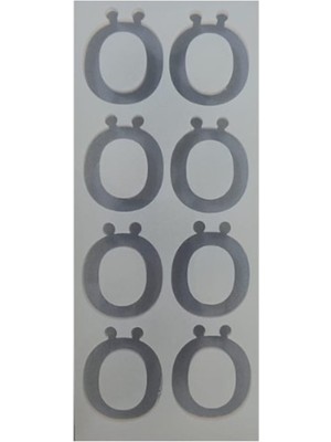 Depposite Epoksi Reçine Seri Üretim Ö Harf Kalıbı 8 Li