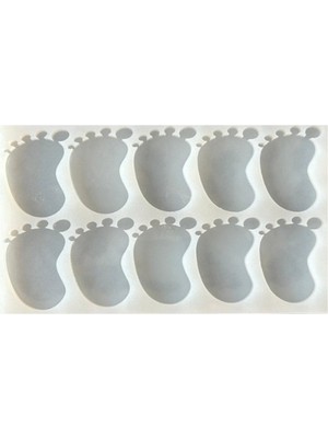 Depposite Epoksi Bebek Ayağı Silikon Kalıbı