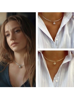 Merc Giyim Topçuk Choker Gold Kolye