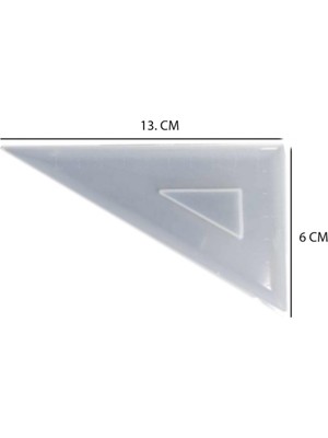 Depposite Silikon Kalıp Gönye Cetvel Kalıbı 13 cm