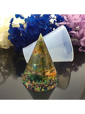 Depposite Epoksi Silikon Kalıp Konik Kalıbı 6 cm