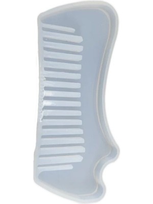 Depposite Epoksi Silikon Kalıp Dalgalı Tarak Kalıbı 13 cm