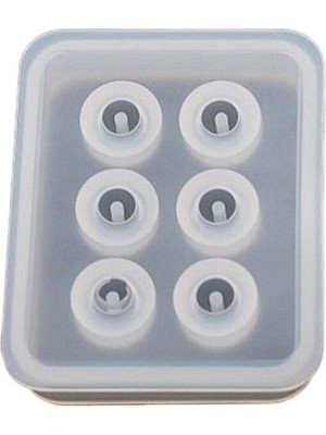 Depposite Epoksi Boncuk Şekilli Tesbih ve Bileklik Silikon Kalıp 16MM 6 Lı