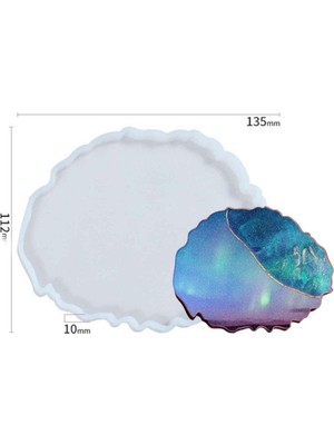 Depposite Epoksi Silikon Kalıp Dalgalı Oval Model