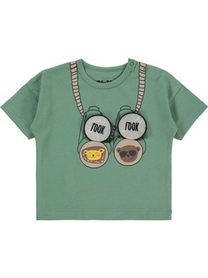 Civil Baby Erkek Çocuk T-Shirt 6-18 Ay Haki