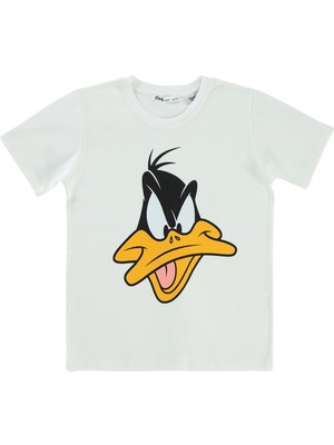 Looney Tunes Erkek Çocuk T-Shirt 10-13 Yaş Ekru